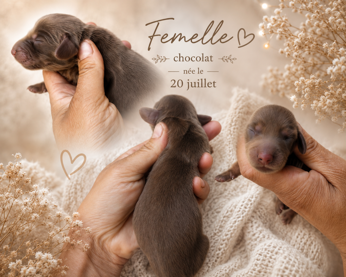 de la vallée du grand loup - Chiots disponibles - Teckel poil long